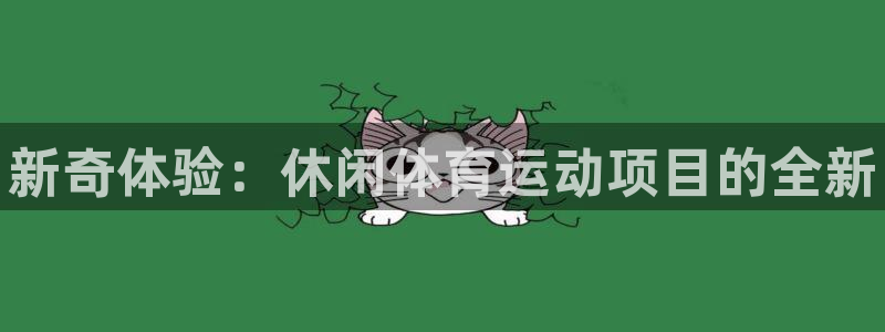 凯发官方正版app娱乐40996：新奇体验：休闲体育