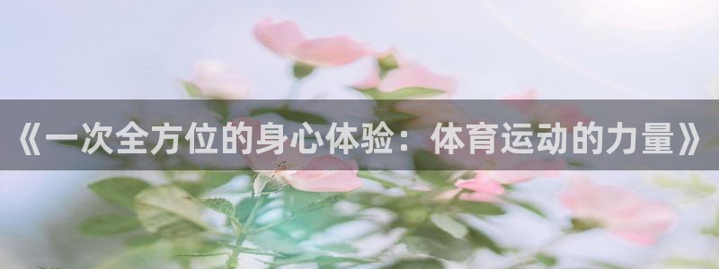 凯发官网下载平台注册要钱吗安全吗：《一次全方位的身心体验：体