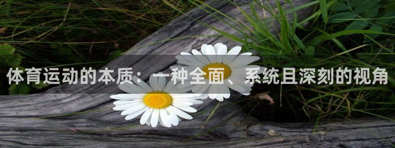 注册凯发官方正版app：体育运动的本质：一种全面、系
