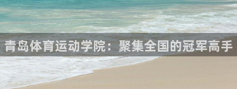 凯发官方正版app官方：青岛体育运动学院：聚集全国的冠军高手